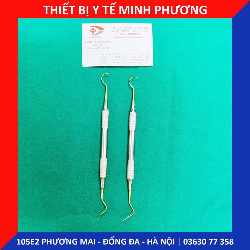 Cây nhấn mí (thám trâm) chuôi vàng công nghệ Đức