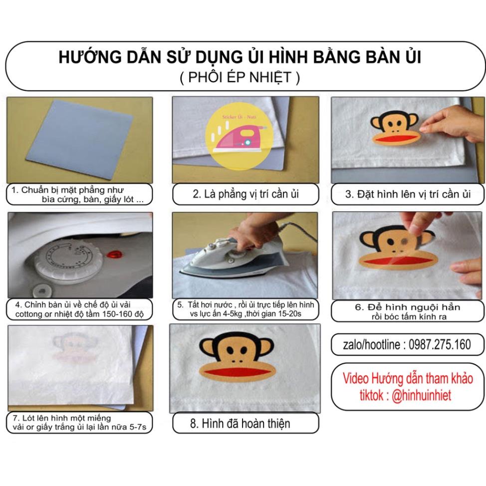 Combo đặt in hình ủi áo theo yêu cầu - Tiên Tiên 2022