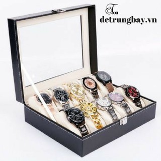 Hộp Đựng Đồng Hồ Vỏ Da Cao Cấp