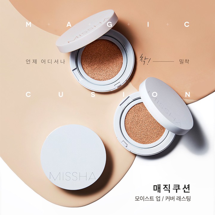 Phấn Nước Kiềm Dầu Missha Magic Cushion Cover Lasting SPF50+ PA+++ - Tone 23 Tự Nhiên - Chính Hãng Hàn Quốc
