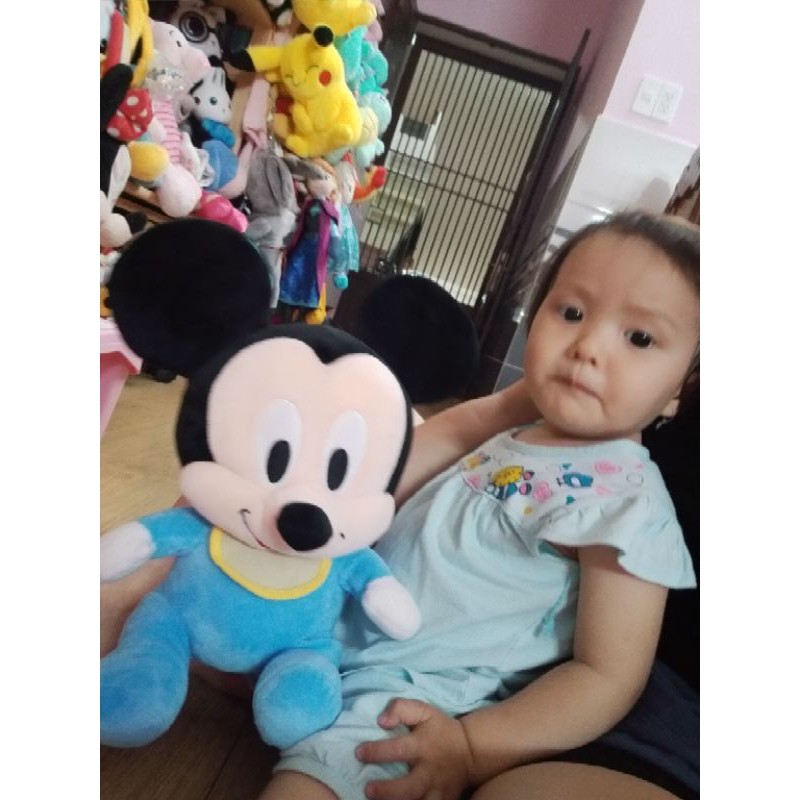 Gấu bông chuột Mickey baby size 30cm, hàng chính hãng Disney 🥰🥰🥰