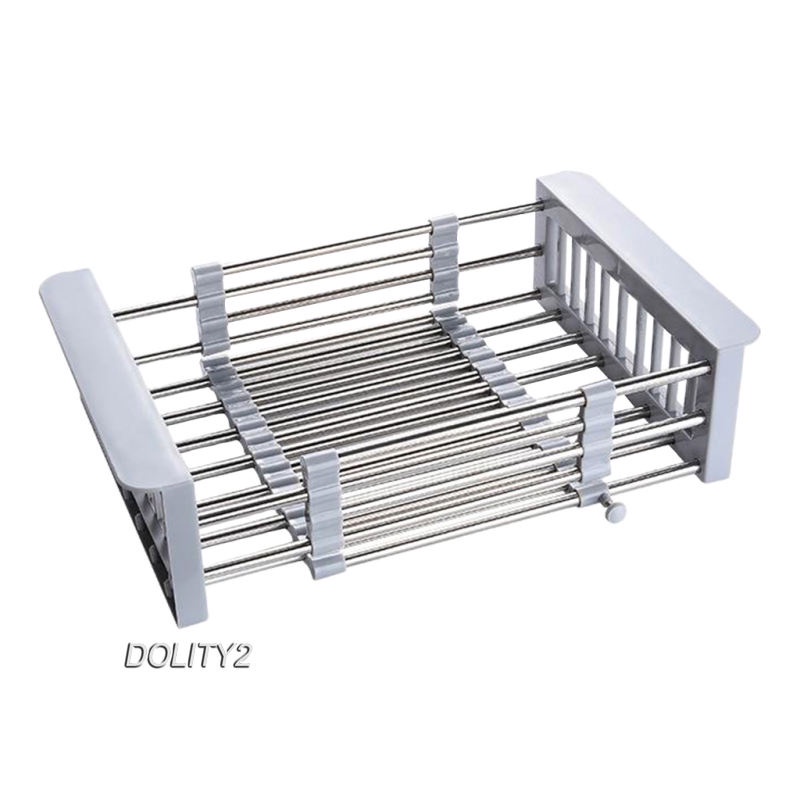 Giá để ráo nước trái cây rau củ quả bằng thép không gỉ điều chỉnh được