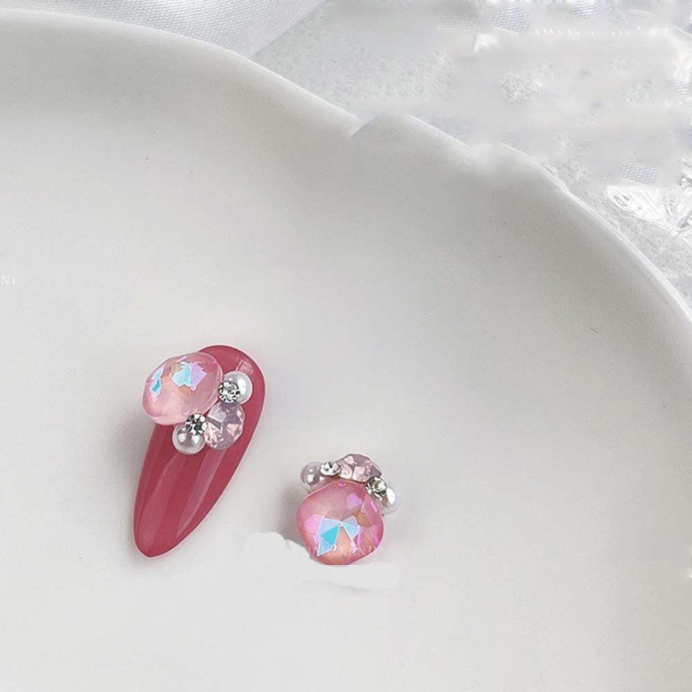 Phụ Kiện Trang Trí Móng Tay Hình Vuông Xinh Xắn|Phụ Kiện Trang Trí Móng Tay 3D Cho Nữ|Phụ Kiện Trang Trí Móng Tay Nhiều Màu Sắc Xinh Xắn
