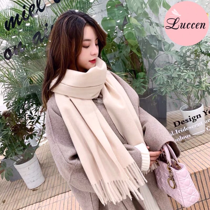 Khăn Quàng Cổ Nữ Cashmere Phong Cách Hàn Quốc