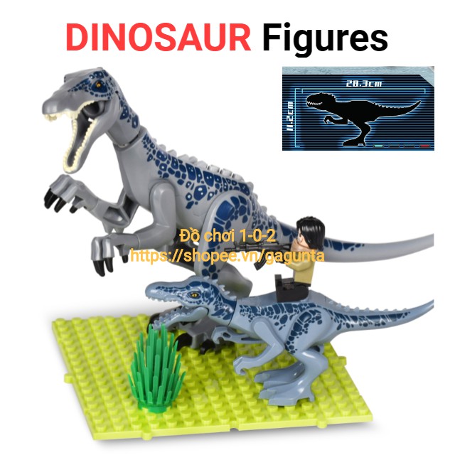 Lego Khủng Long Baryonyx 28cm Jurassic World hãng Lele