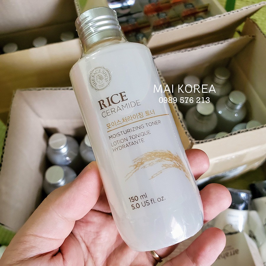 Nước hoa hồng gạo The Face Shop Hàn Quốc