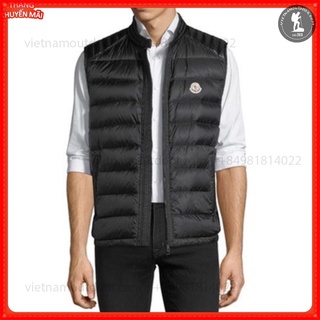 Áo Khoác phao gile  Moncler cộc tay Nam Hàng Chính Hãng -  áo khoác mùa đông