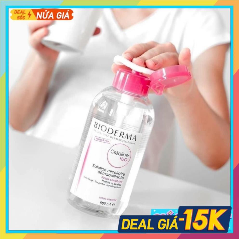 nước tẩy trang bioderma 500ml, Cho Da Nhạy Cảm và da dầu NEW | BigBuy360 - bigbuy360.vn