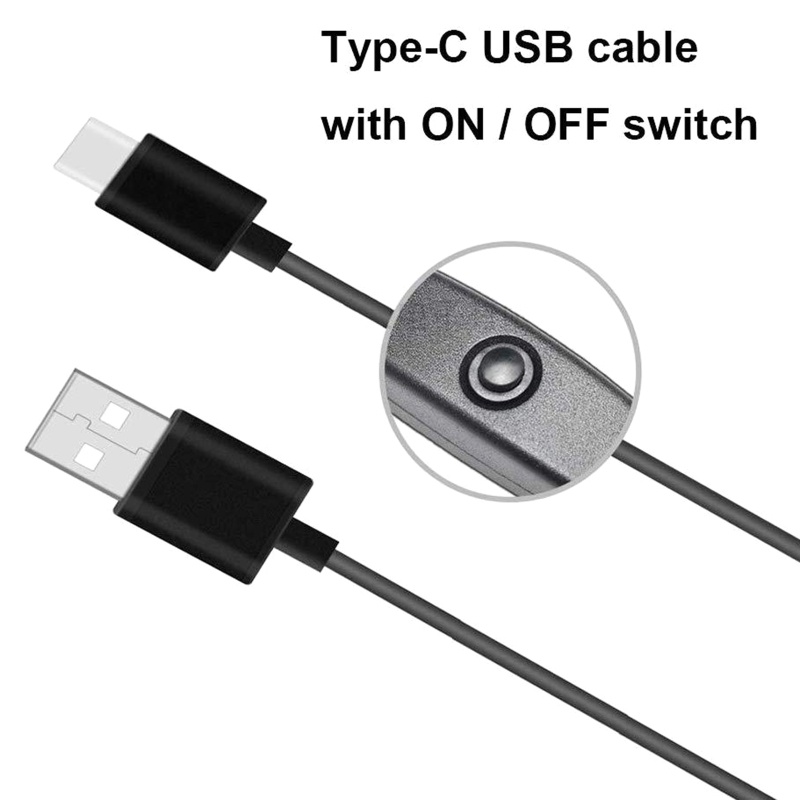 Dây Cáp Sạc USB Loại C Cho Raspberry Pi 4 4B US EU 5V 3A 3000mA