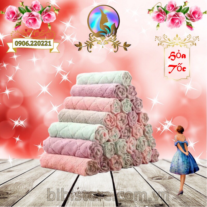 Set 10 Cái Khăn Lau Đa Năng 12cm x 18cm_ Thấm Hút Tốt