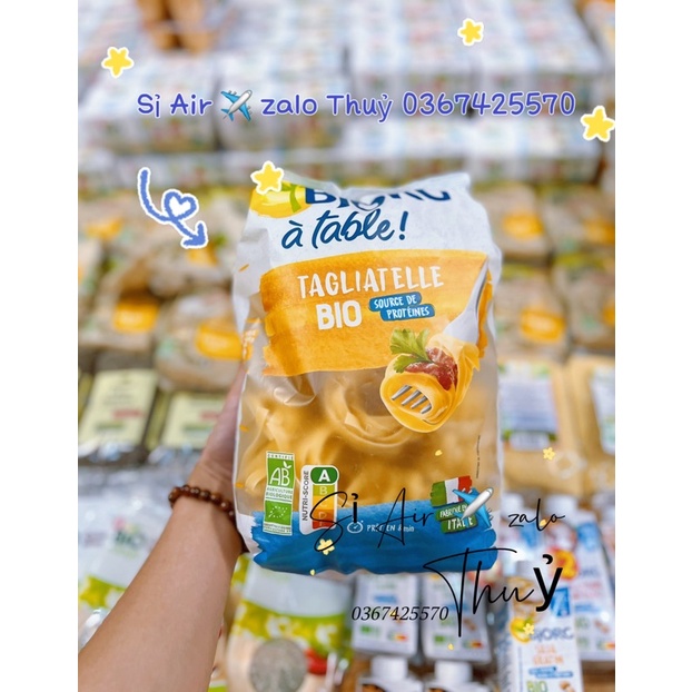 Mì hữu cơ Bjorg Tagliatelle bio 509g Pháp