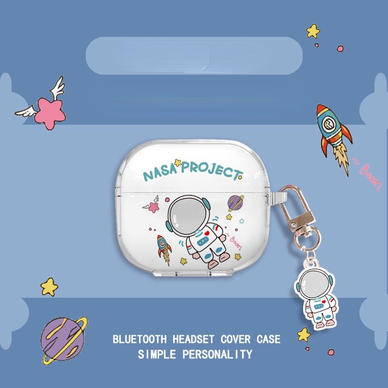 Vỏ Bảo Vệ Hộp Sạc Tai Nghe Lenovo LP40 Pro Trong Suốt Đơn Sắc &amp; Xinh Xắn