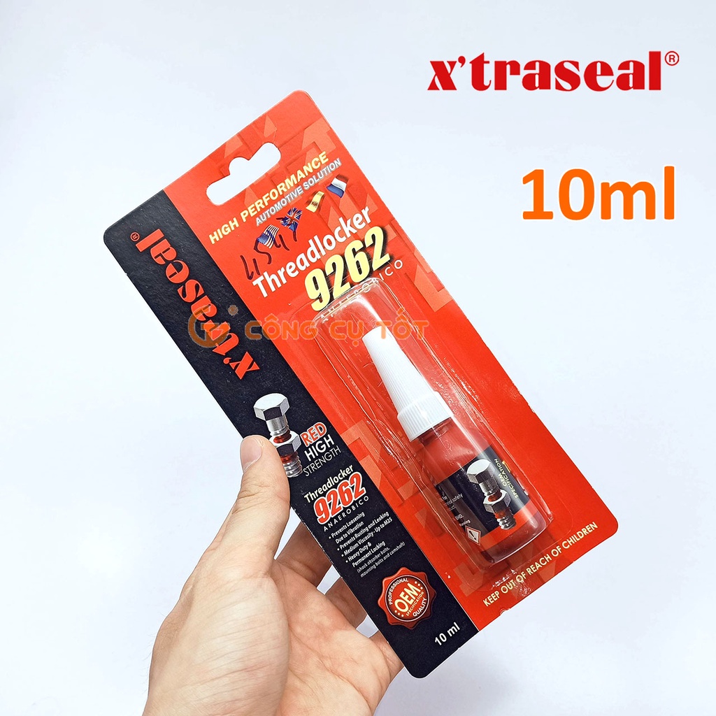 Keo khóa ren, keo chống tháo X'Traseal 9262 Threadlocker 10ml