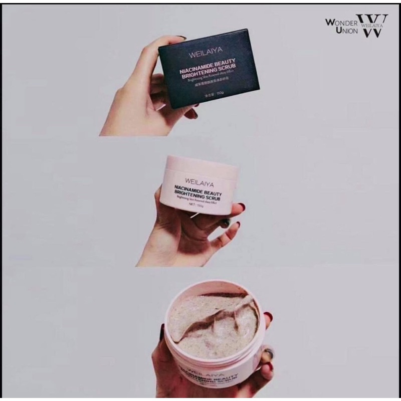 TẨY TẾ BÀO CHẾT BODY TRẮNG DA WEILAIYA - Niacinamide Brightening Scrub