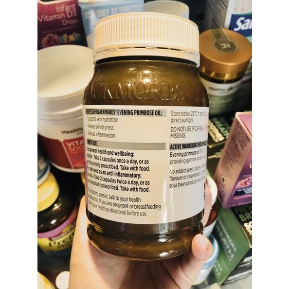 [Sẵn-hàng Air] Viên uống Tinh Dầu ANH THẢO Úc Blackmors Primrose Oil 190 viên - giá sỉ date mới nhất | Thế Giới Skin Care