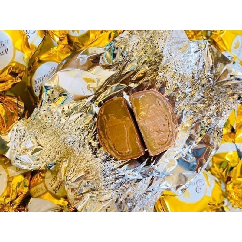 1 Gói Kẹo Nga bông huệ vàng golden lily 500gam