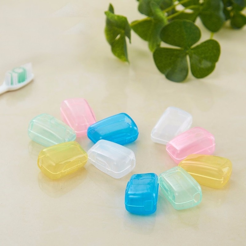 Set 5 hộp đựng bảo vệ đầu bàn chải đánh răng nhiều màu sắc thích hợp đi du lịch