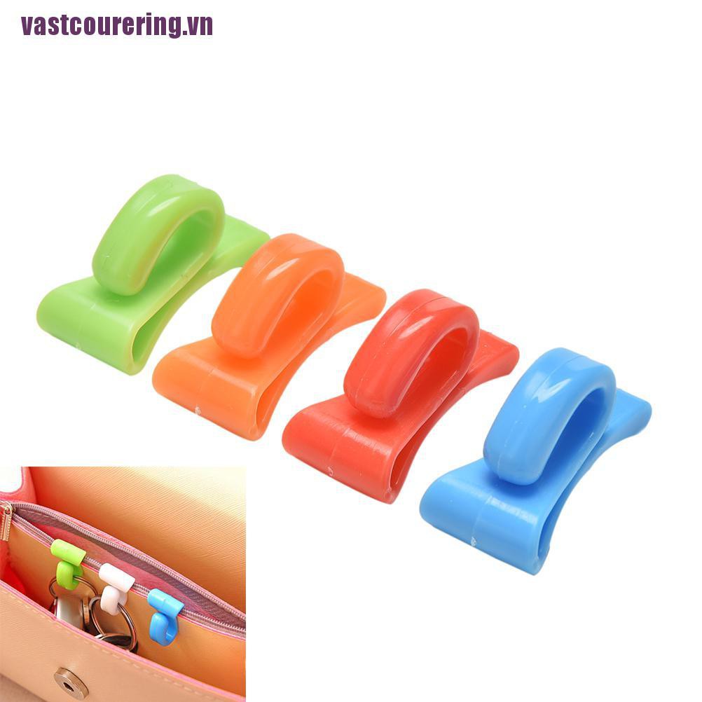 Chuyển Phát Nhanh♥Set 2 Móc Treo Chìa Khóa Thiết Kế Nhỏ Gọn Chống Thất Lạc Tiện Lợi