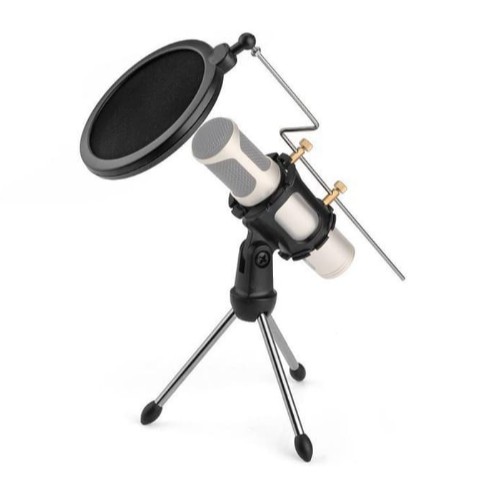 Bộ Micro + Chân Tripod Mini Dùng Để Hát Karaoke / Karaoke / Bigo / Smule Wesing