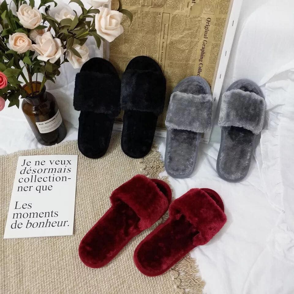 Dép lông 1 màu