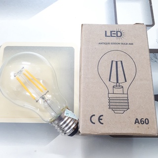 Bóng đèn led edison a60 4w sáng vàng đui e27