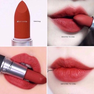 Son Mac Devoted to chili UNBOX (son không vỏ giấy)