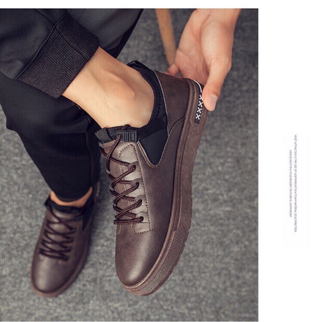 Giày thể thao chất da mềm