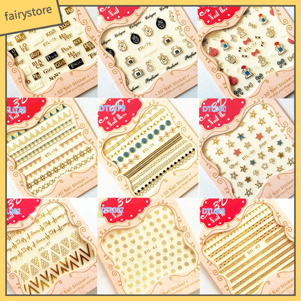 Tấm hình dán dùng để trang trí móng nghệ thuật