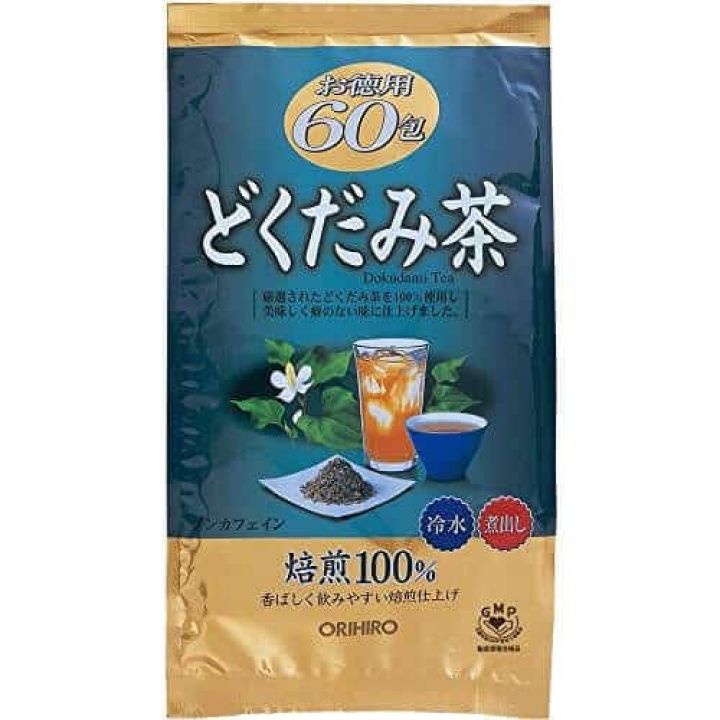 Trà diếp cá Dokudami Orihiro Nhật Bản hỗ trợ thanh nhiệt, thải độc 60 gói/túi