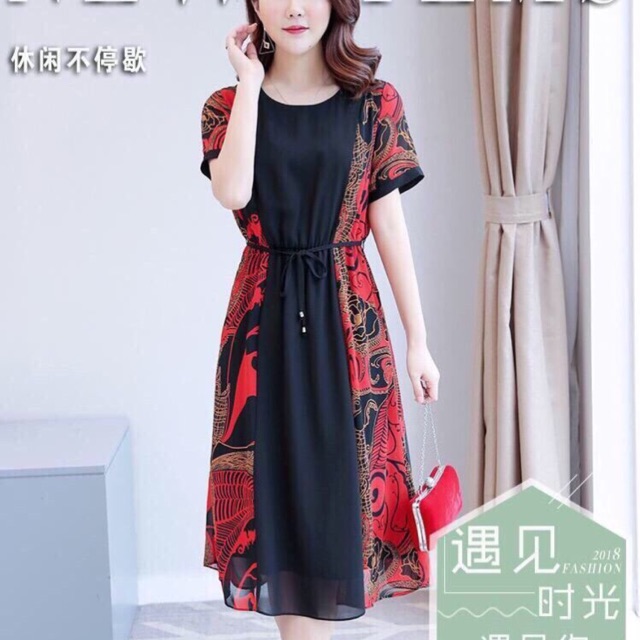 ĐẦM VOAN PHỐI MÀU CAO CẤP (HÀNG NHẬP)
