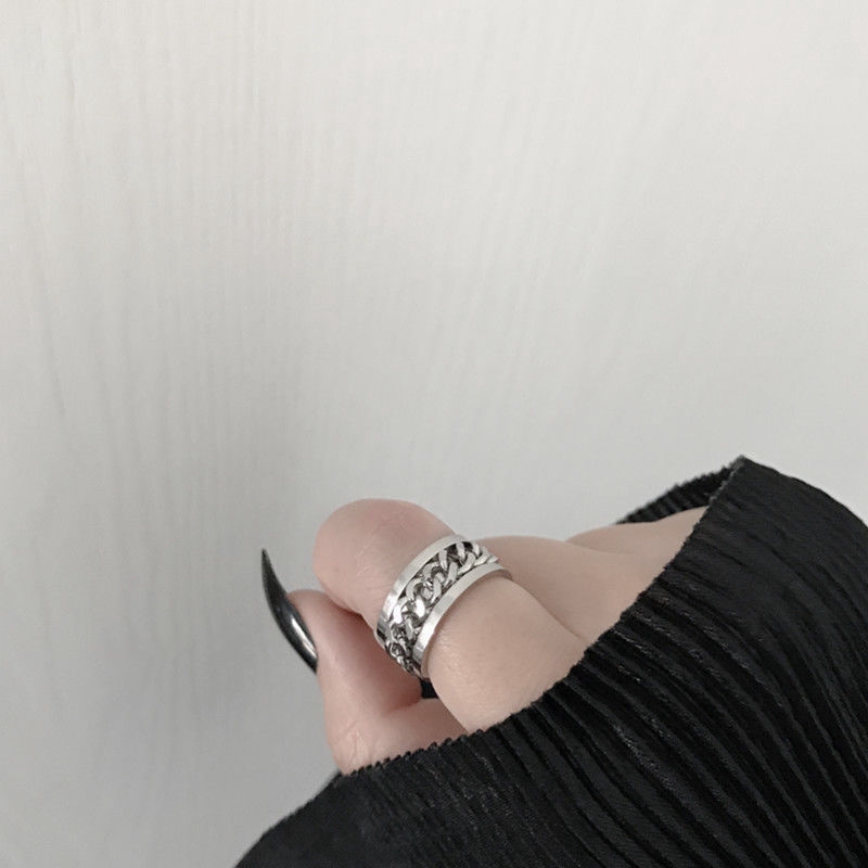 Nhẫn unisex thiết kế độc đáo phong cách Hàn Quốc Nhật Bản