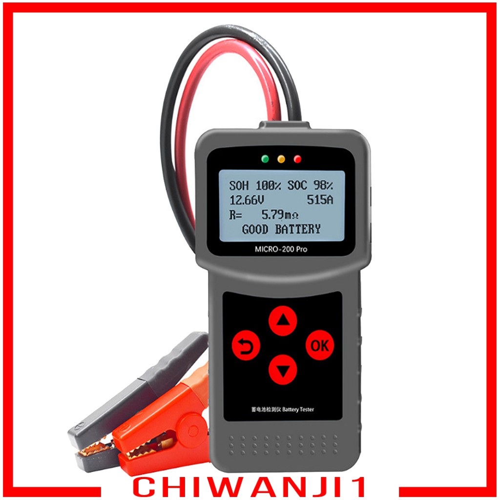 Thiết Bị Kiểm Tra Bình Ắc Quy Tự Động Chiwanji1 12v 40-2000cca 220ah Tiện Dụng