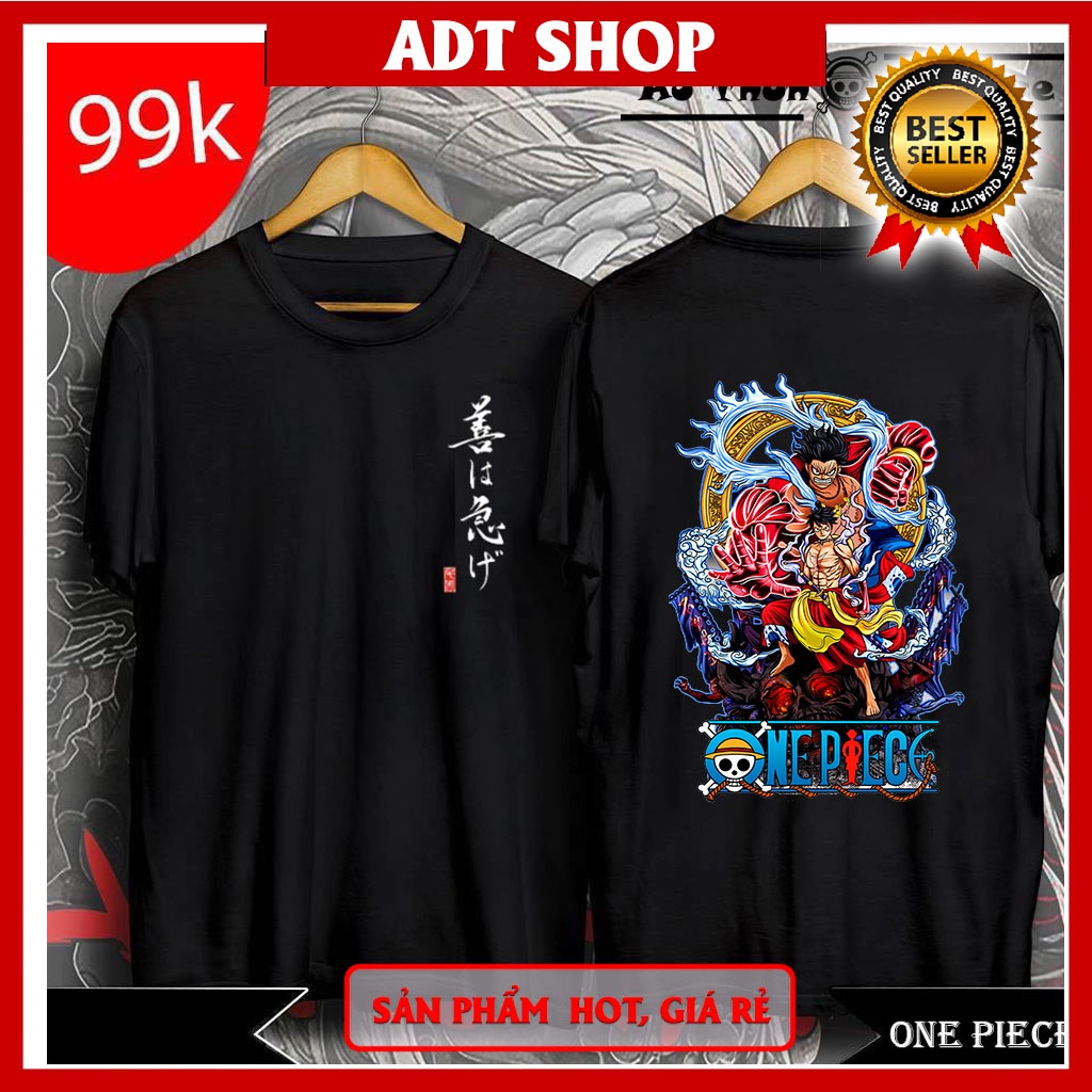Áo thun One piece Luffy Gear 5 Mũ Rơm Đảo Hải Tặc in hình cực chất nhiều mẫu HOT