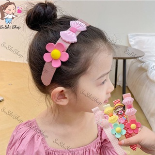 Băng đô dán tóc bờm cho bé gái đính hình siêu cute sushishop - b10