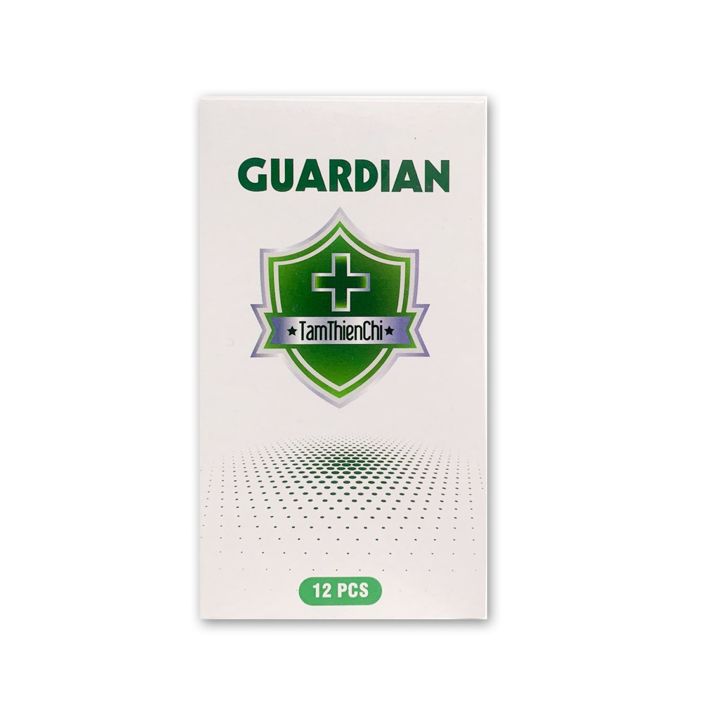 Bao cao su Tâm Thiện Chí GUARDIAN mỏng trơn hộp 12 chiếc