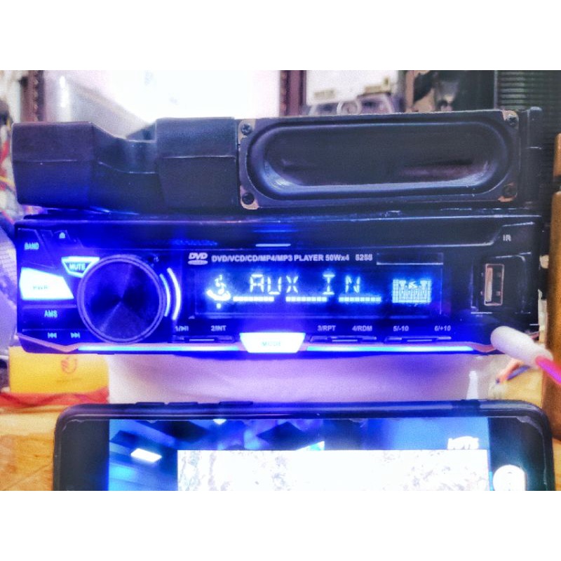 Đầu dvd/vcd/cd/mp4/mp3 USB AUX CAD SD. loại 1 Din giành cho ô tô.