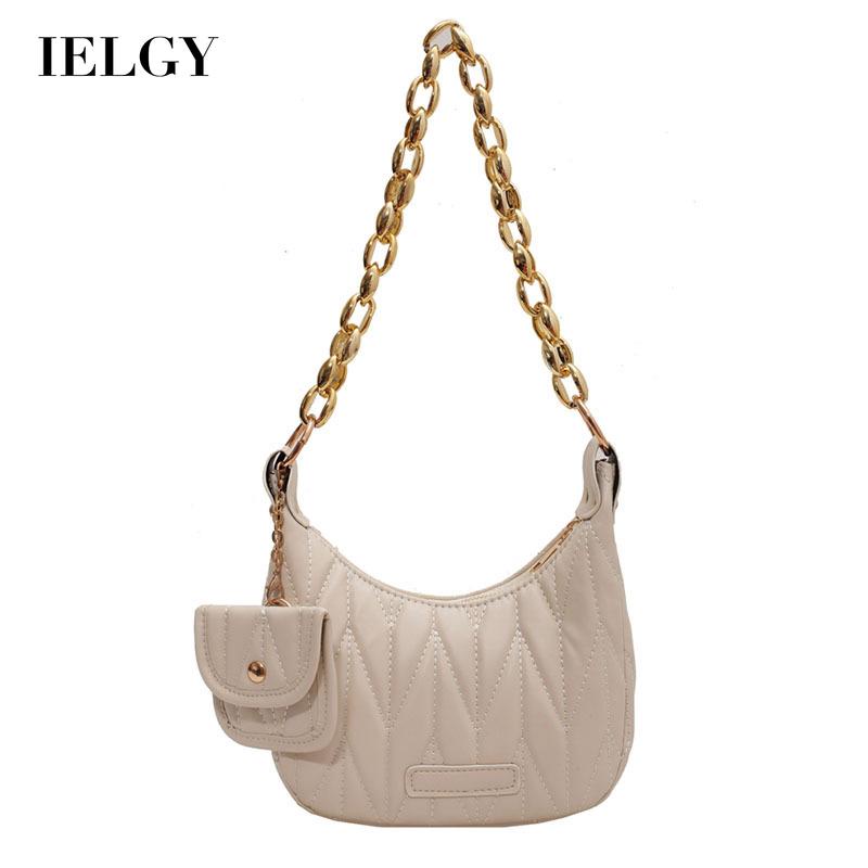 IELGY Túi Đeo Vai Có Dây Đeo Sợi Xích Nhỏ Gọn Thời Trang Cho Nữ