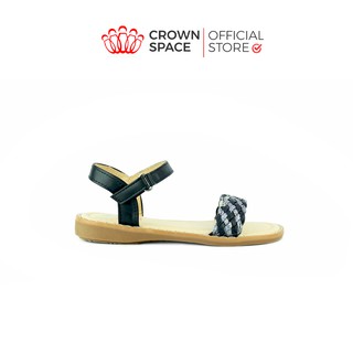 Xăng đan Bé Gái Đi Học Đi Chơi Crown Space UK Cinderell Sandals Trẻ em Cao Cấp CB7012 Nhẹ Êm Thoáng Size 24-29/2-12 Tuổi