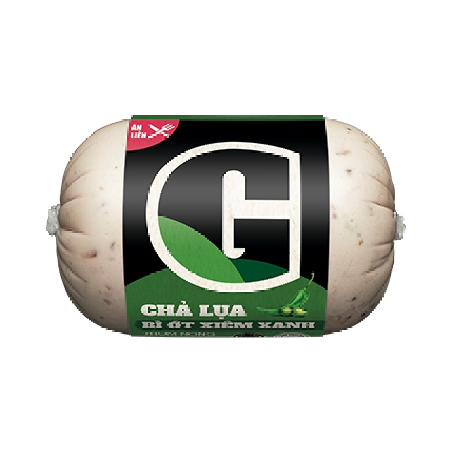 Chả lụa bì ớt xiêm xanh G Kitchen cây 500g
