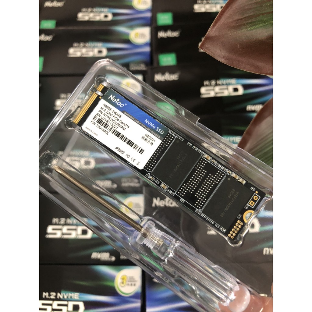 Ổ Cứng SSD Netac M.2 2280 NVMe 240GB PCIe N930E Gen3*4 (Mới Bảo hành 36 tháng 1 đổi 1) | WebRaoVat - webraovat.net.vn