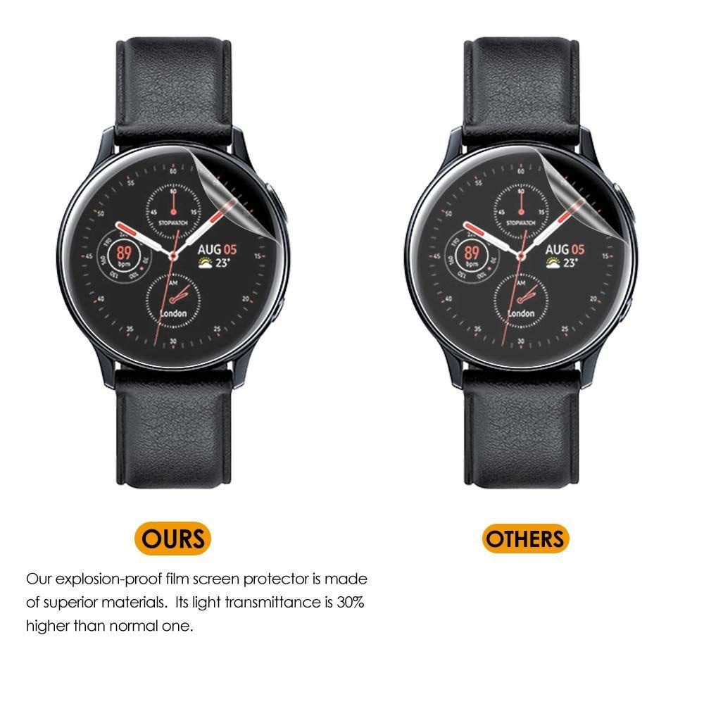 MAYSHOW Miếng Dán TPU Hydrogel Siêu Mỏng Chống Nổ 40mm 44mm Cho Đồng Hồ Samsung Galaxy Watch Active 2