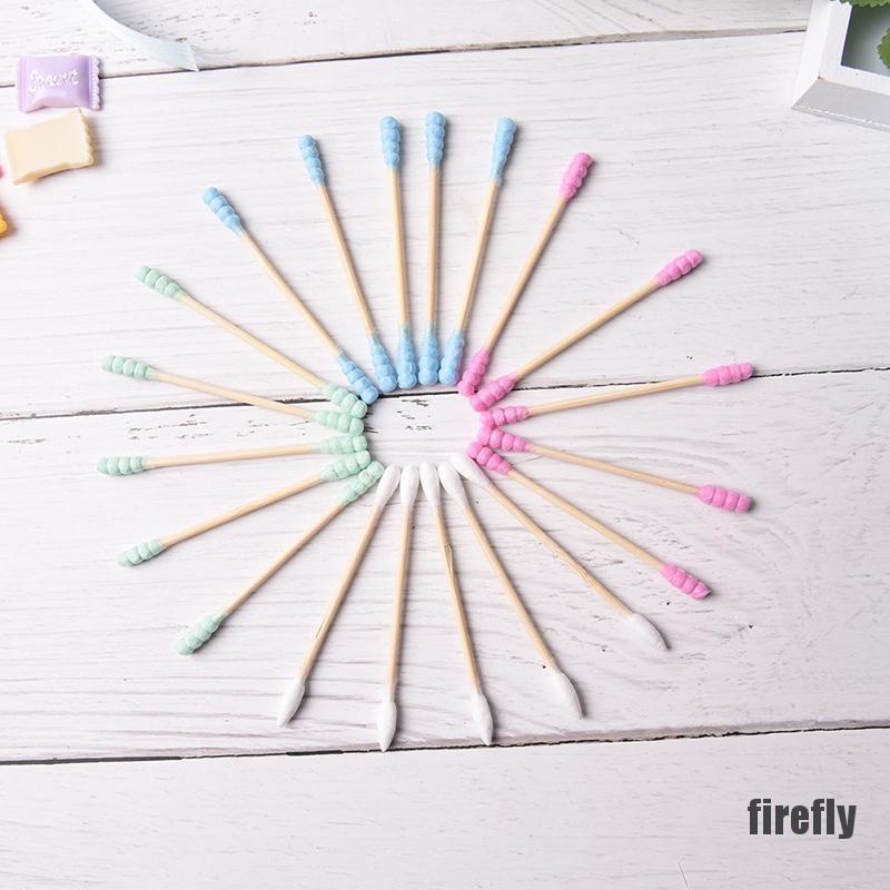 (Hàng Mới Về) Bộ 100 Bông Cotton Đầy Màu Sắc