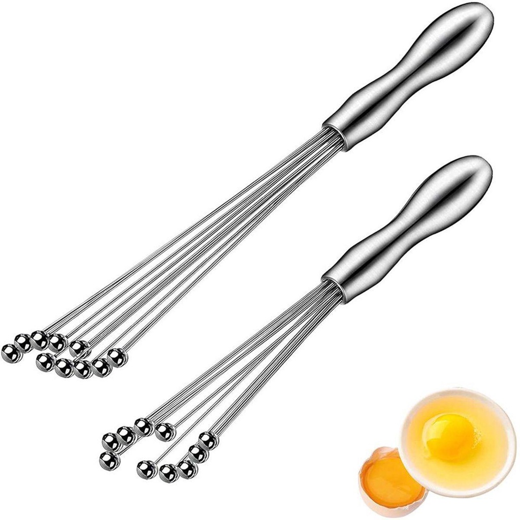Dụng Cụ Đánh Trứng Mini Bằng Thép Không Gỉ