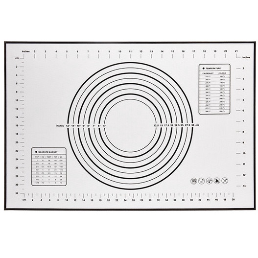 Tấm lót nhào bột bằng silicon tiện dụng cho làm bánh size 45x65 và 40x60 cm