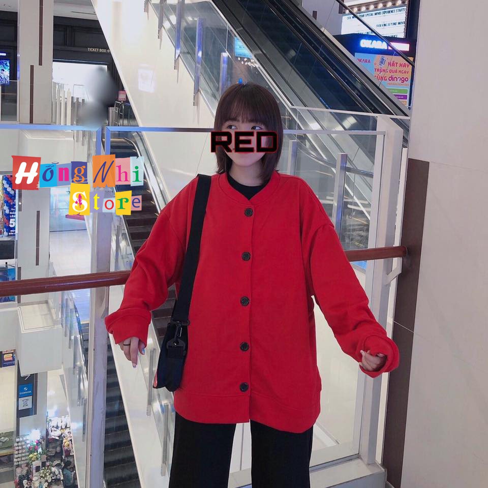 [Mã FAGREEN1505 giảm 10% tối đa 30K đơn 99K] ÁO KHOÁC CARDIGAN BASIC RED UNISEX MÀU ĐỎ - MM | BigBuy360 - bigbuy360.vn