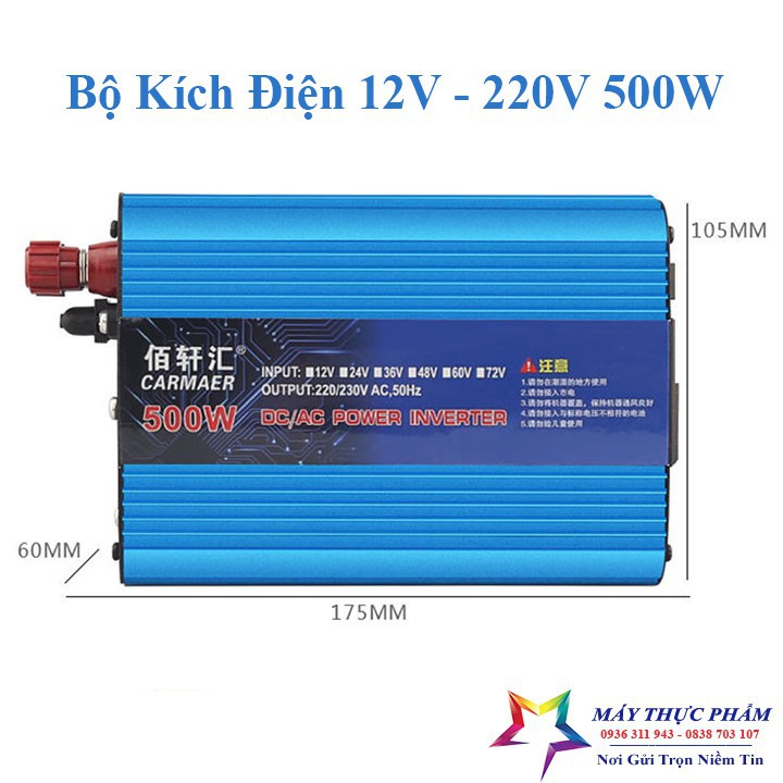 Bộ đổi nguồn 500W Inveter
