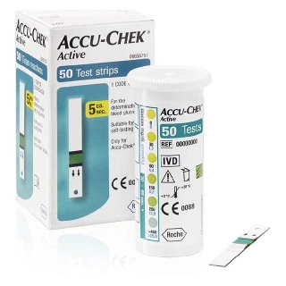 Hộp 25 50 que thử đường huyết Accu-Chek Active dùng cho máy Roche Đức thumbnail