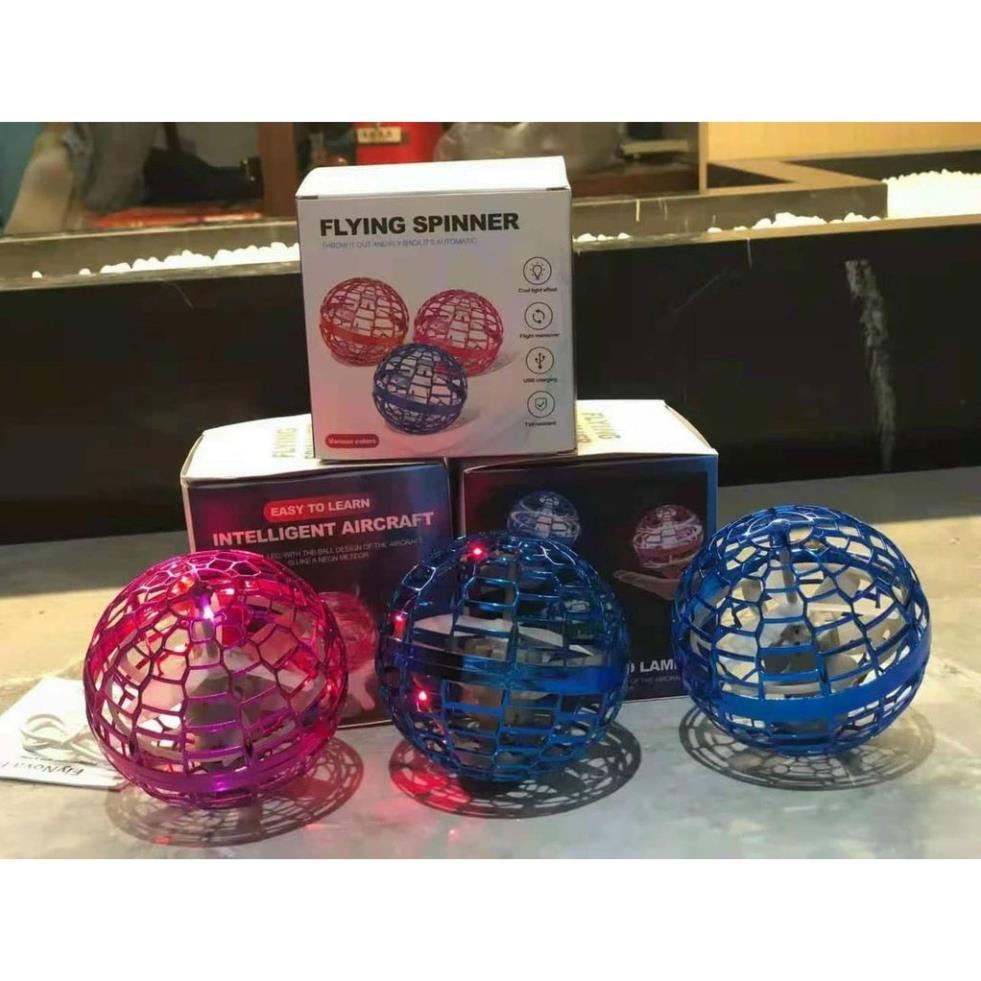 Quả Cầu Ma Thuật Phát Sáng Lơ Lửng Có Đèn Nhấp Nháy Nhiều Màu Sắc, Bóng Bay UFO Cho Bé