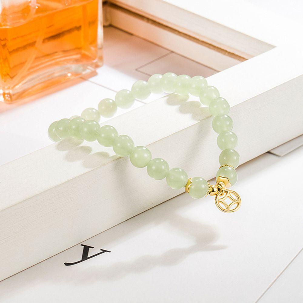 Vòng Tay Chuỗi Hạt Tròn Sáng Tạo Cho Nữ