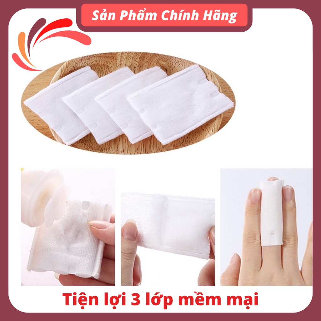 Bông tẩy trang Cotton Pads 222 miếng siêu tiện lợi 3 lớp